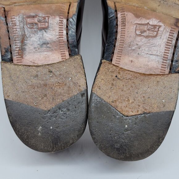 Cole Haan "Calhoun" Mens Brown Leather Split Toe Derbys Size US 12 D Made India - Picture 15 of 16